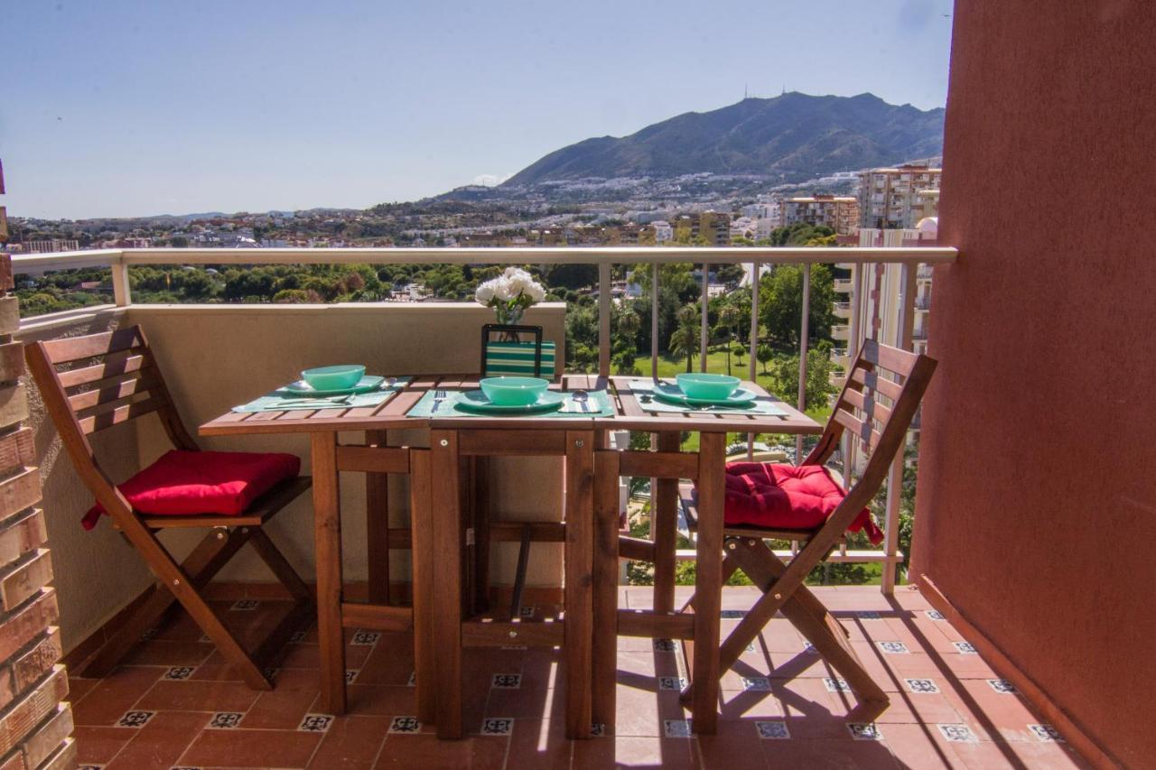 Benalmadena Estudio Jjupiter 250 M Del Mar Con Vistas Al Mar Piscinas Exteriör bild