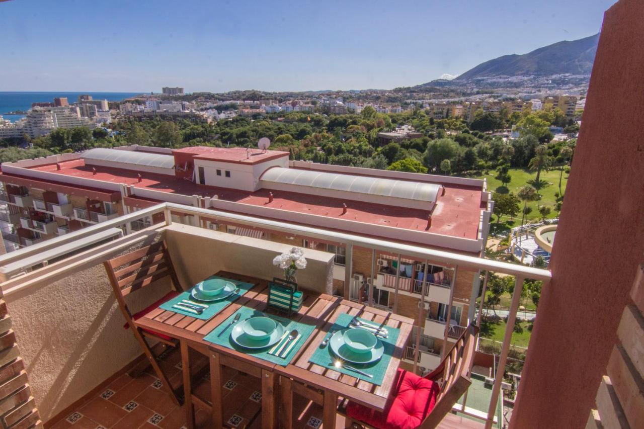 Benalmadena Estudio Jjupiter 250 M Del Mar Con Vistas Al Mar Piscinas Exteriör bild