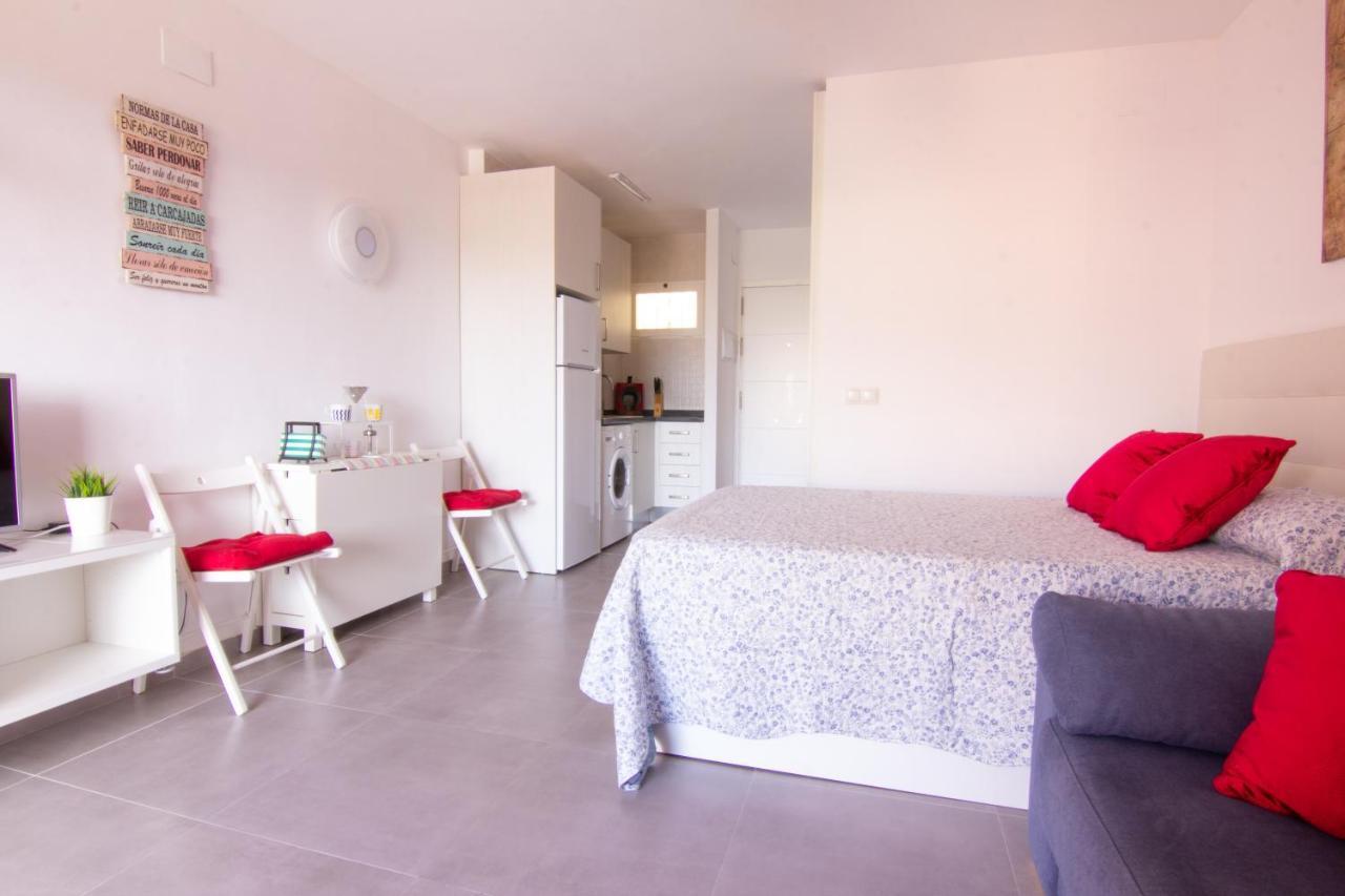 Benalmadena Estudio Jjupiter 250 M Del Mar Con Vistas Al Mar Piscinas Exteriör bild